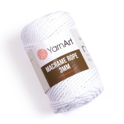 Macrame Rope 3mm biały 751