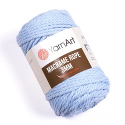 Macrame Rope 3mm niebieski 760