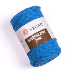 Macrame Rope 3mm niebieski 786