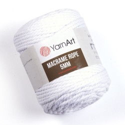 Macrame Rope 5mm biały 751