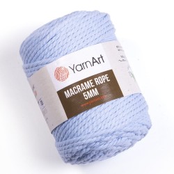 Macrame Rope 5mm niebieski 760