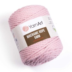 Macrame Rope 5mm róż 762