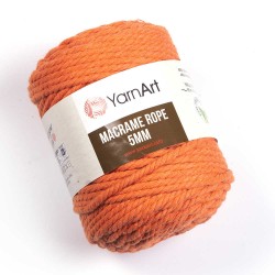 Macrame Rope 5mm oranż 770