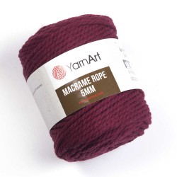 Macrame Rope 5mm bordo 781