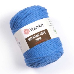 Macrame Rope 5mm niebieski 786