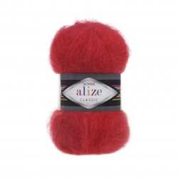 Mohair Classic czerwony 56